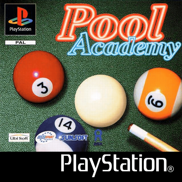 Pool Academy box art for Playstation